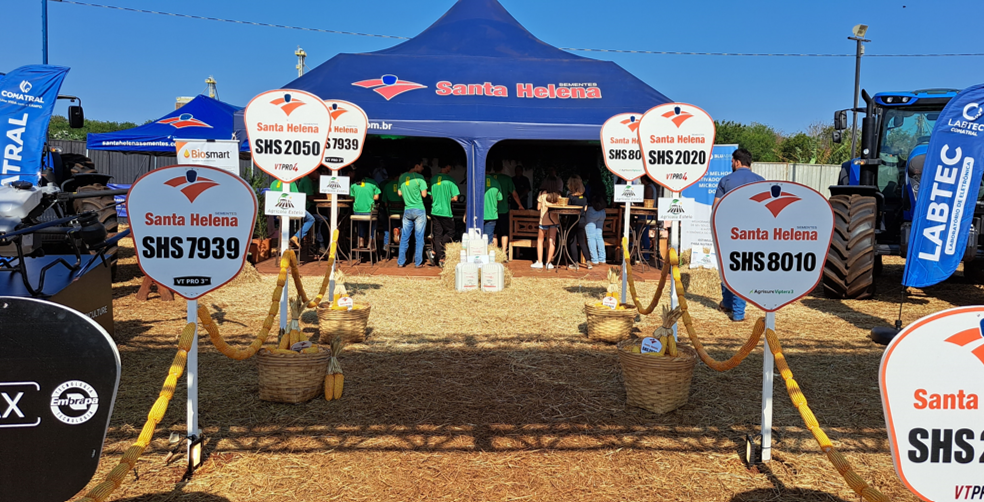 Santa Helena Sementes participa do 12º Concurso Milho Safrinha em Rio Brilhante em parceria com a Agrícola Esteio