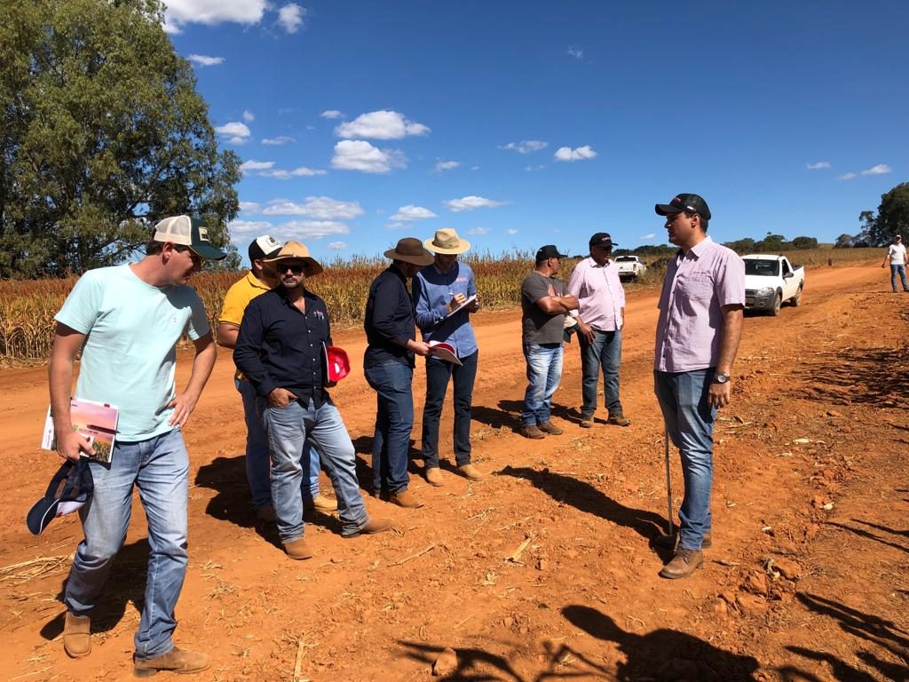  Santa Helena Sementes participa do dia de Campo na Fazenda Engenho Velho em Silvânio/GO